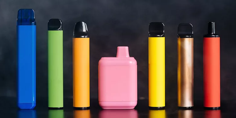 Selection of high-quality disposable vapes available at Vaporoz